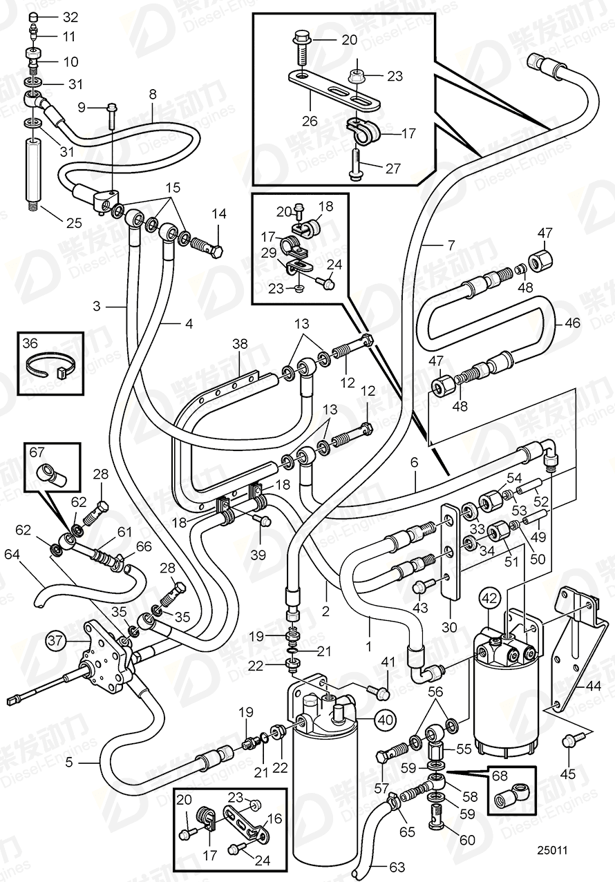 volvo penta Bracket 965540 Drawing volvo penta Bracket 965540 Drawing